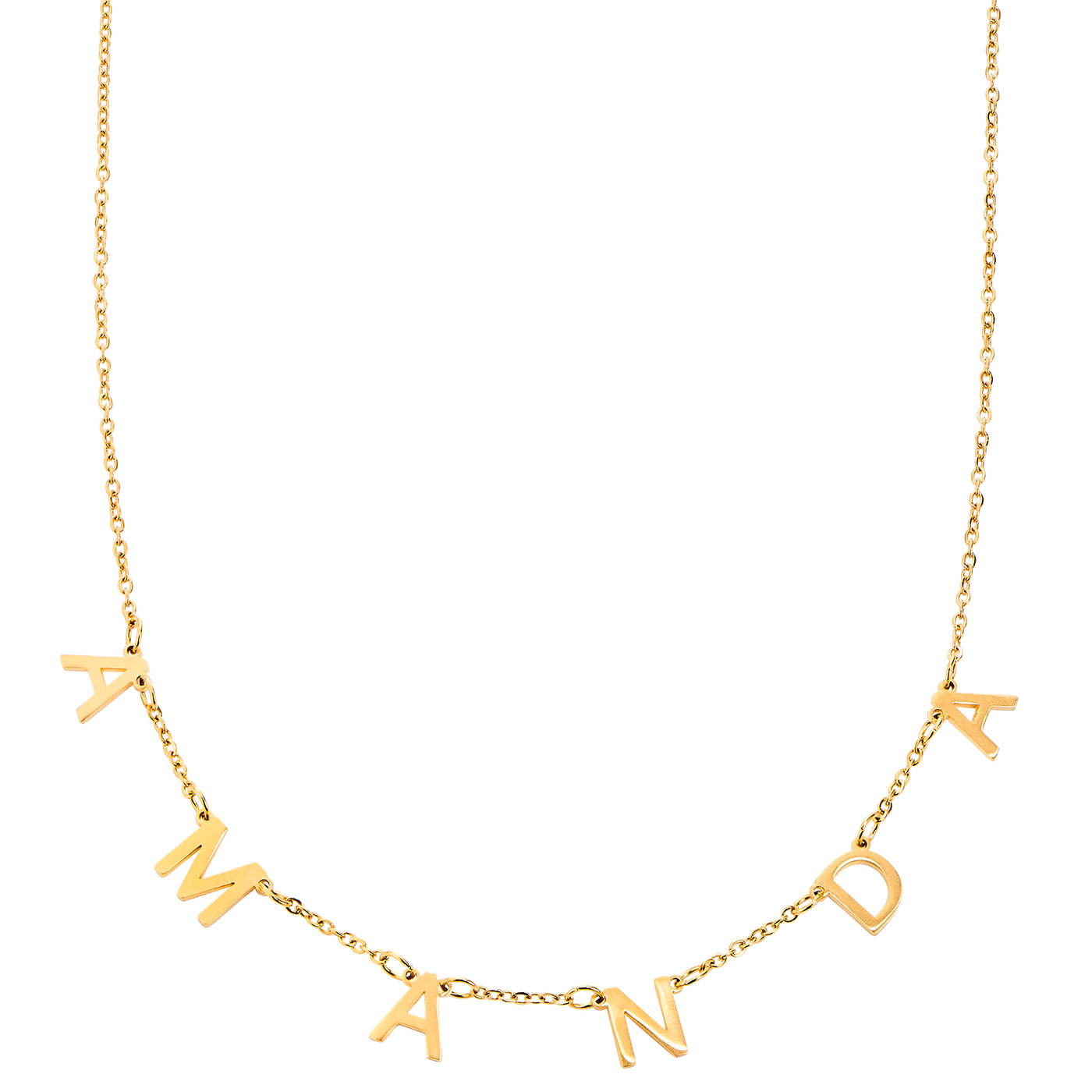 Buchstaben Choker Plain