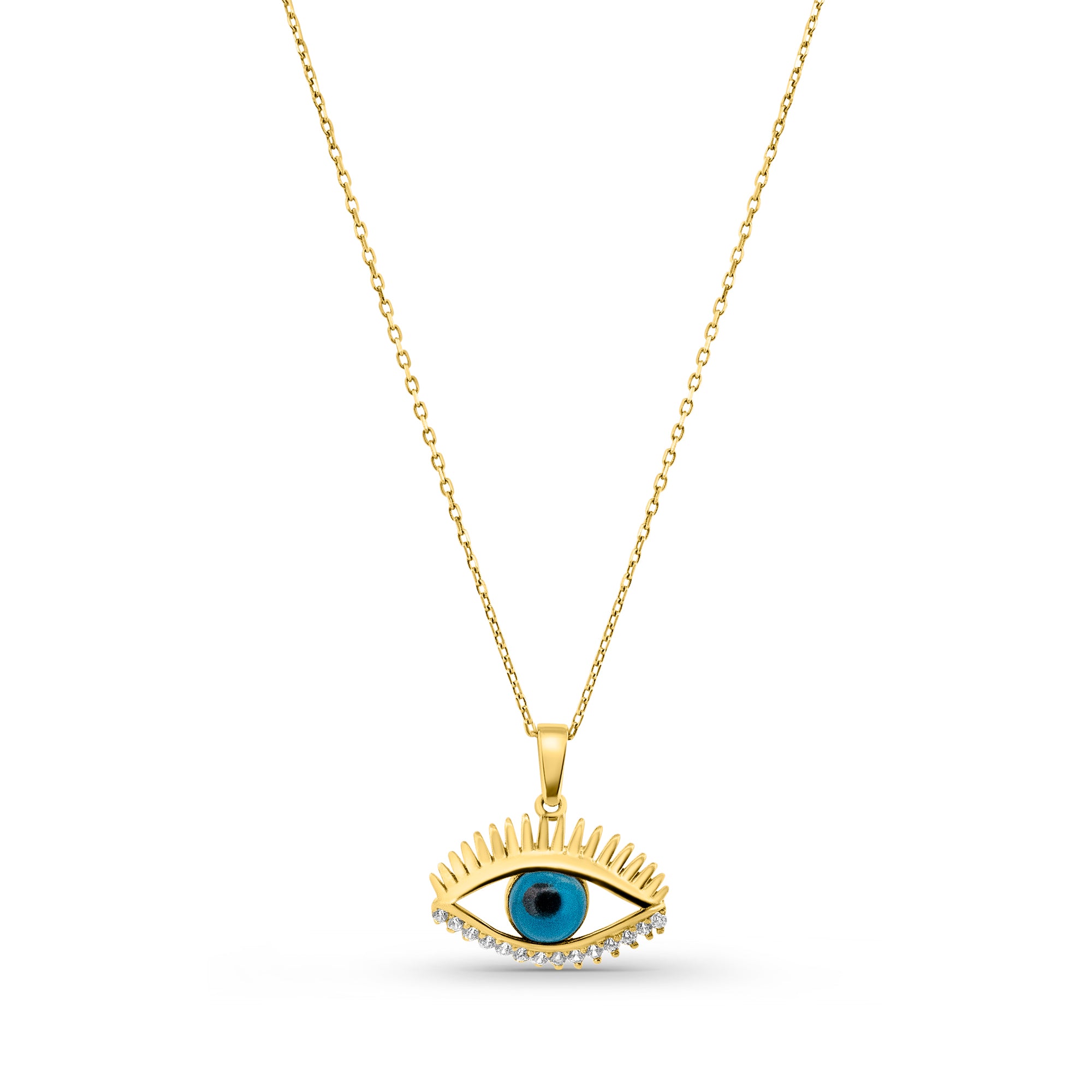 585 Gold 14K Halskette - Blue Vision